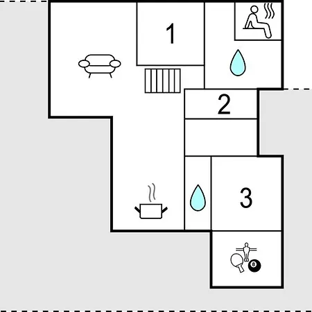 Gorgeous In With Sauna Casa de Férias *